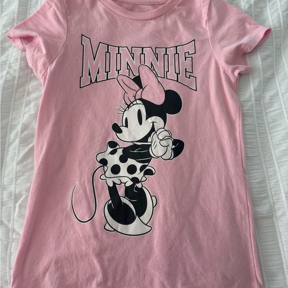 Disney Minnie Mouse Pink Short Sleeve Tee